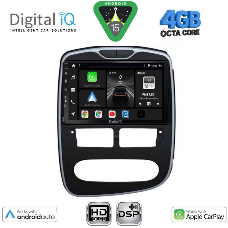 DIGITAL IQ BXF 16544_CPAA (10inc) MULTIMEDIA TABLET for RENAULT CLIO mod. 2012-2015
