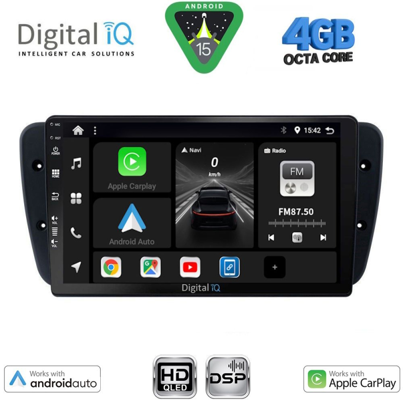 DIGITAL IQ BXF 6571_CPAA (9inc) MULTIMEDIA TABLET for SEAT IBIZA mod. 2008-2015 DIGITAL IQ BXF 6571_CPAA (9inc) MULTIMEDIA TABLET for SEAT IBIZA mod. 2008-2015