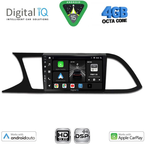 DIGITAL IQ BXF 6575_CPAA (9inc) MULTIMEDIA TABLET for SEAT LEON mod. 2012-2021