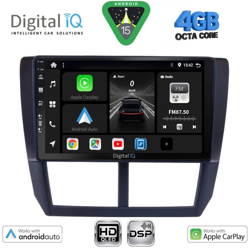 DIGITAL IQ BXF 6662_CPAA (9inc) MULTIMEDIA TABLET for SUBARU FORESTER - IMPREZA - XV mod. 2008-2013