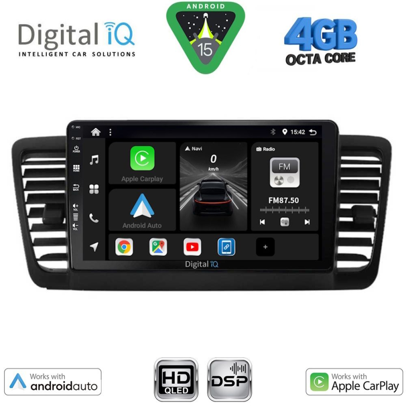 DIGITAL IQ BXF 6665_CPAA (9inc) MULTIMEDIA TABLET for SUBARU LEGACY - OUTBACK mod. 2002-2008 DIGITAL IQ BXF 6665_CPAA (9inc) MULTIMEDIA TABLET for SUBARU LEGACY - OUTBACK mod. 2002-2008