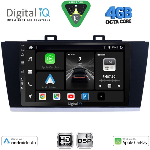 DIGITAL IQ BXF 6668_CPAA (9inc) MULTIMEDIA TABLET for SUBARU LEGACY - OUTBACK mod. 2014-2019