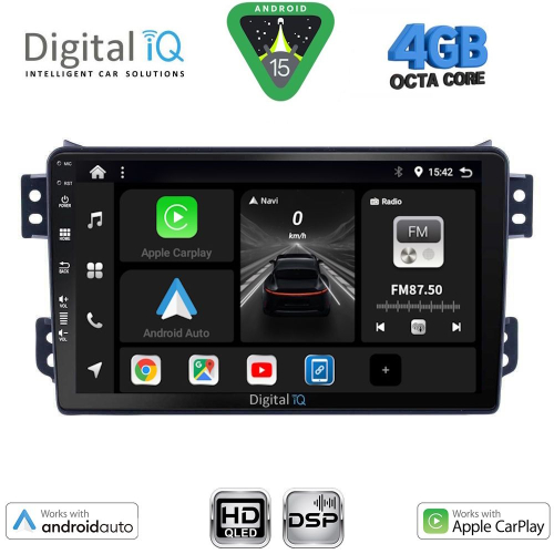 DIGITAL IQ BXF 6682_CPAA (9inc) MULTIMEDIA TABLET for OPEL AGILA - SUZUKI SPLASH mod. 2008&gt;