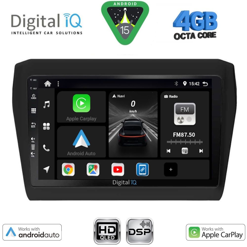 DIGITAL IQ BXF 6686_CPAA (9inc) MULTIMEDIA TABLET for SUZUKI SWIFT mod. 2017&gt;