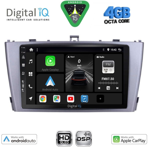 DIGITAL IQ BXF 6705_CPAA (9inc) MULTIMEDIA TABLET for TOYOTA AVENSIS (T27) mod. 2009-2015