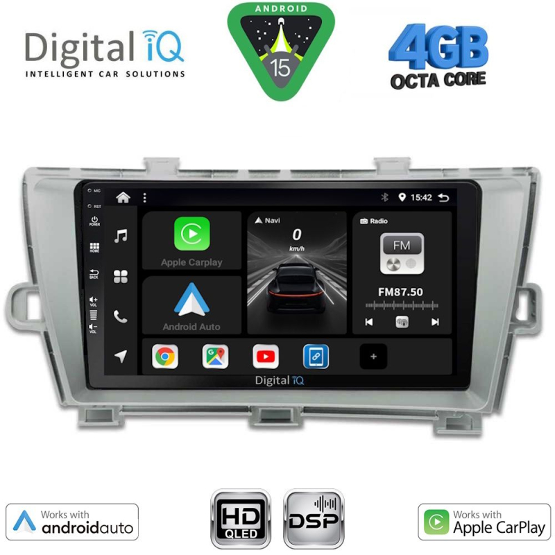 DIGITAL IQ BXF 6726_CPAA (9inc) MULTIMEDIA TABLET for TOYOTA PRIUS mod. 2009-2015 DIGITAL IQ BXF 6726_CPAA (9inc) MULTIMEDIA TABLET for TOYOTA PRIUS mod. 2009-2015