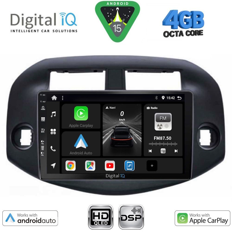 DIGITAL IQ BXF 16732_CPAA (10inc) MULTIMEDIA TABLET for TOYOTA RAV 4 mod. 2006-2012