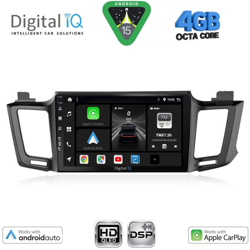 DIGITAL IQ BXF 16733_CPAA (10inc) MULTIMEDIA TABLET for TOYOTA RAV 4 mod. 2013-2019