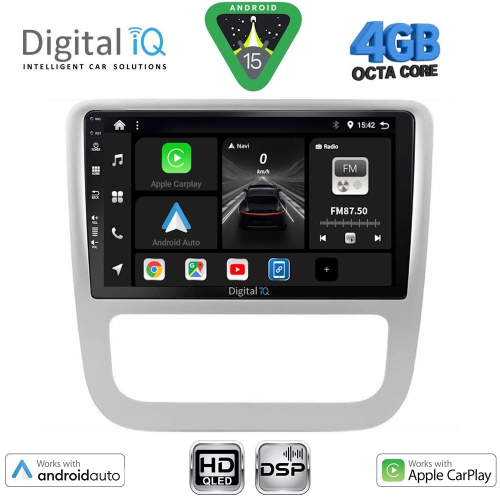 DIGITAL IQ BXF 6751_CPAA CLIMA (9inc) MULTIMEDIA TABLET for VW EOS mod. 2006&gt; - SCIROCCO mod. 2011-2014