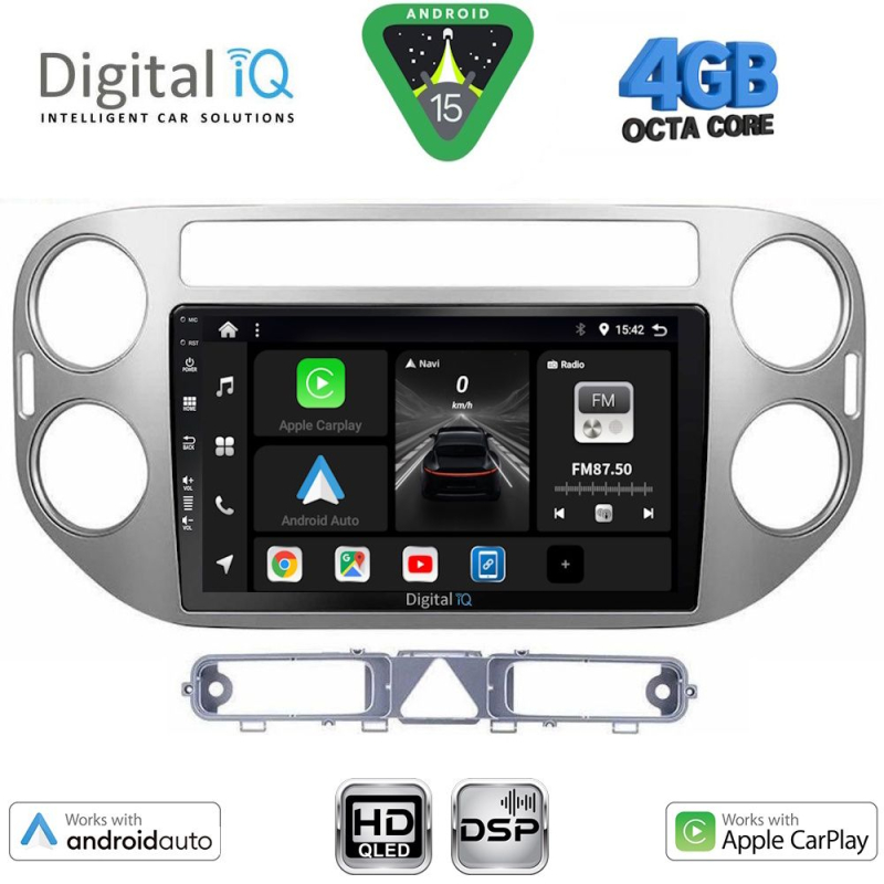 DIGITAL IQ BXF 6759GR_CPAA (9inc) MULTIMEDIA TABLET for VW TIGUAN mod. 2004-2011 (GREY) DIGITAL IQ BXF 6759GR_CPAA (9inc) MULTIMEDIA TABLET for VW TIGUAN mod. 2004-2011 (GREY)