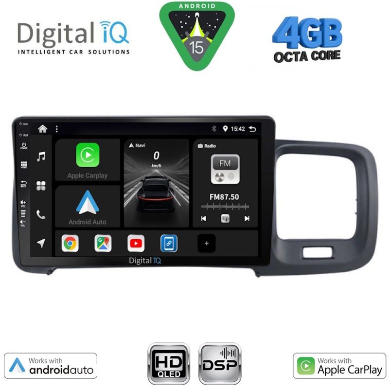 DIGITAL IQ BXF 6785_CPAA (9inc) MULTIMEDIA TABLET for VOLVO S60 mod. 2010-2018