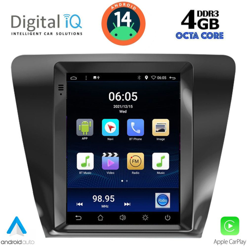 DIGITAL IQ BXF 6917_CPAA TESLA STYLE for SKODA OCTAVIA 7 mod. 2013-2020