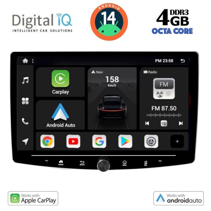 DIGITAL IQ BXF 6940_CPAA (10.1'' DIN) MULTIMEDIA TABLET 1DIN