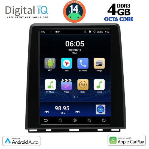 DIGITAL IQ BXF 6947_CPAA (LOW VERSION) TESLA STYLE for RENAULT CLIO - CAPTUR mod. 2019&gt;