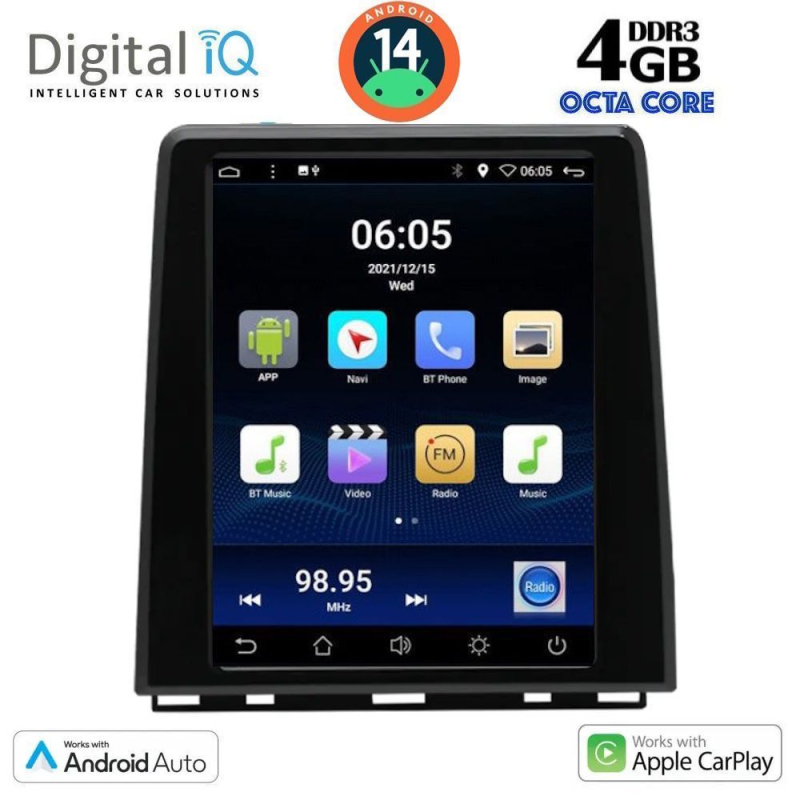 DIGITAL IQ BXF 6948_CPAA (HIGH VERSION) TESLA STYLE for RENAULT CLIO 5 mod. 2019> DIGITAL IQ BXF 6948_CPAA (HIGH VERSION) TESLA STYLE for RENAULT CLIO 5 mod. 2019>