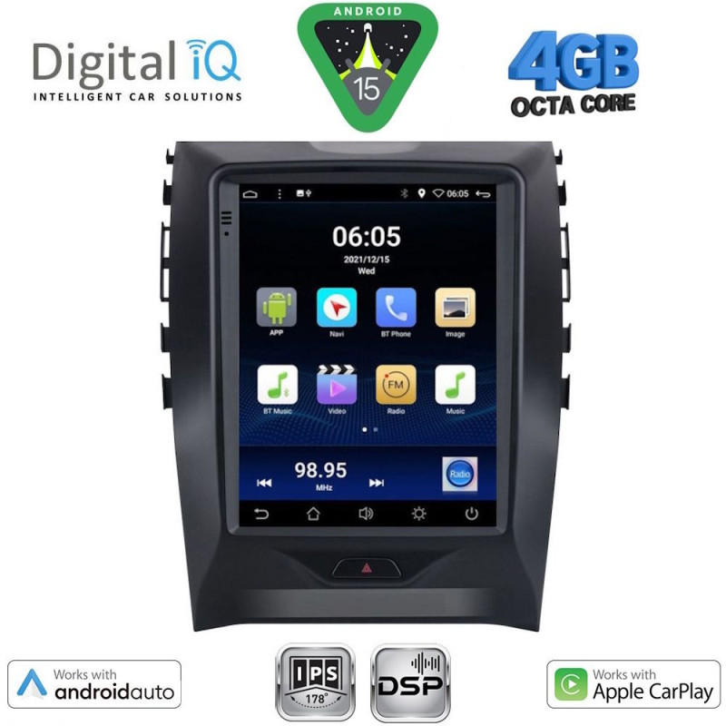 DIGITAL IQ BXF 6951_CPAA TESLA STYLE for FORD EDGE mod. 2015-2023