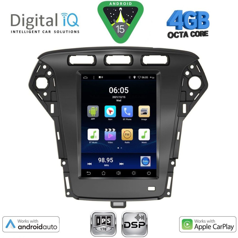 DIGITAL IQ BXF 6958_CPAA TESLA STYLE for FORD MONDEO mod. 2010-2013