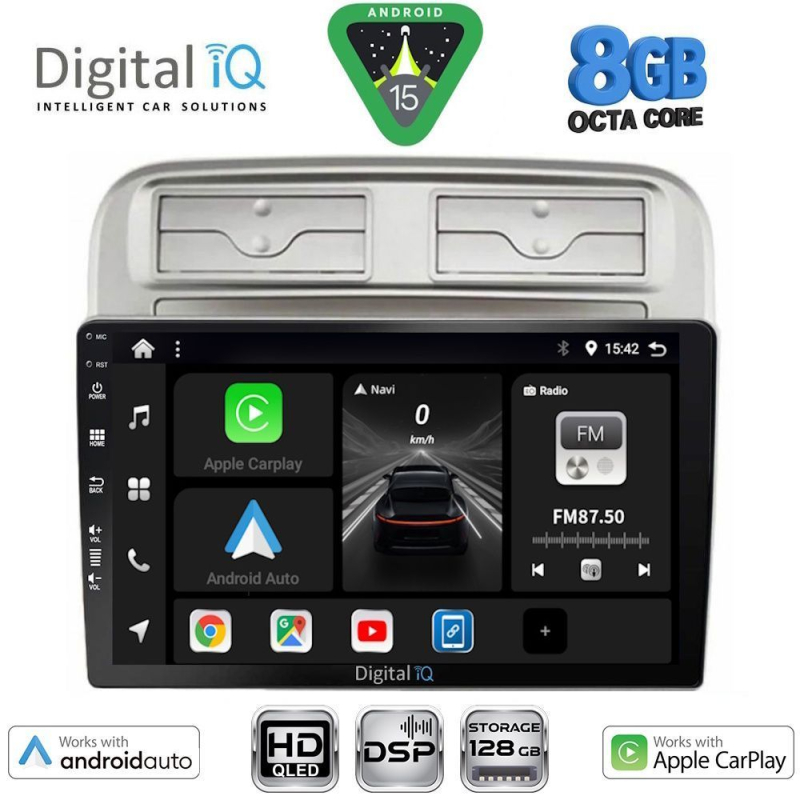 DIGITAL IQ BXF 7128_CPAA (9inc) MULTIMEDIA TABLET for FIAT GRANDE PUNTO mod. 2005-2012