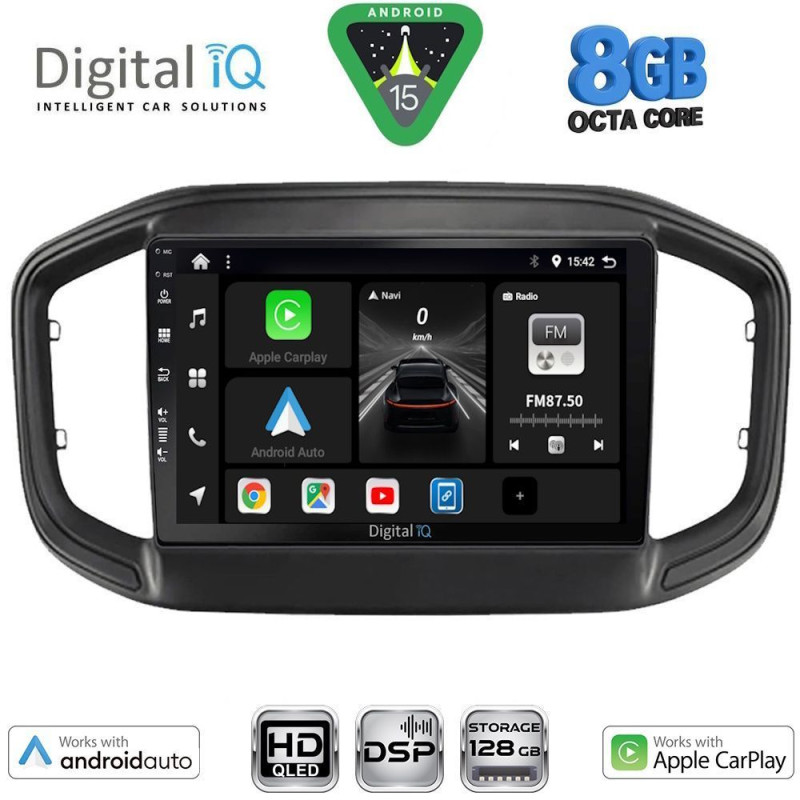 DIGITAL IQ BXF 7147_CPAA (9inc) MULTIMEDIA TABLET for FIAT STRADA mod. 2020-2026