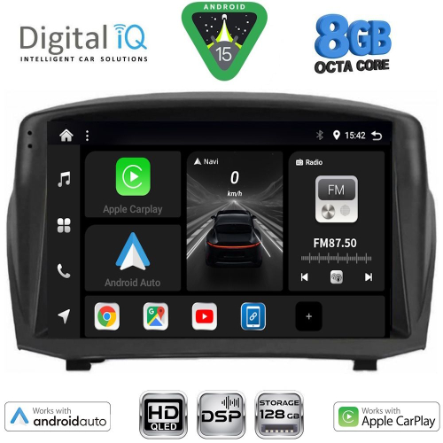 DIGITAL IQ BXF 7154B_CPAA (9inc) MULTIMEDIA TABLET for FORD FIESTA mod. 2008-2017