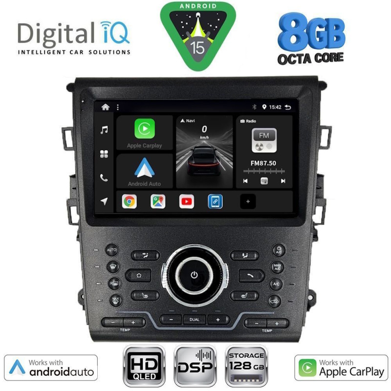 DIGITAL IQ BXF 7164_CPAA CLIMA (9inc) MULTIMEDIA TABLET for FORD MONDEO mod. 2014-2023