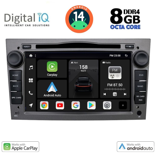 DIGITAL IQ BXF 719_CPAA (7&quot; DVD) MULTIMEDIA SYSTEM for OPEL ALL mod. 2004-2012