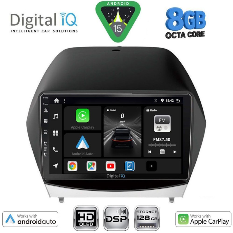DIGITAL IQ BXF 7235_CPAA (10inc) MULTIMEDIA TABLET for HYUNDAI iX35 mod. 2010-2015