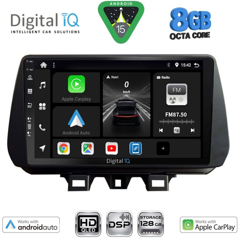 DIGITAL IQ BXF 7244_CPAA (9inc) MULTIMEDIA TABLET for HYUNDAI TUCSON  mod. 2019>