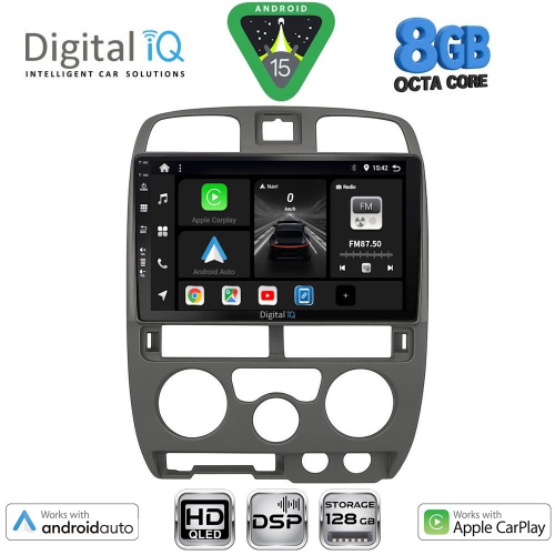 DIGITAL IQ BXF 7253GR_CPAA (9inc) MULTIMEDIA TABLET for ISUZU D-MAX mod. 2002-2008 (GREY)