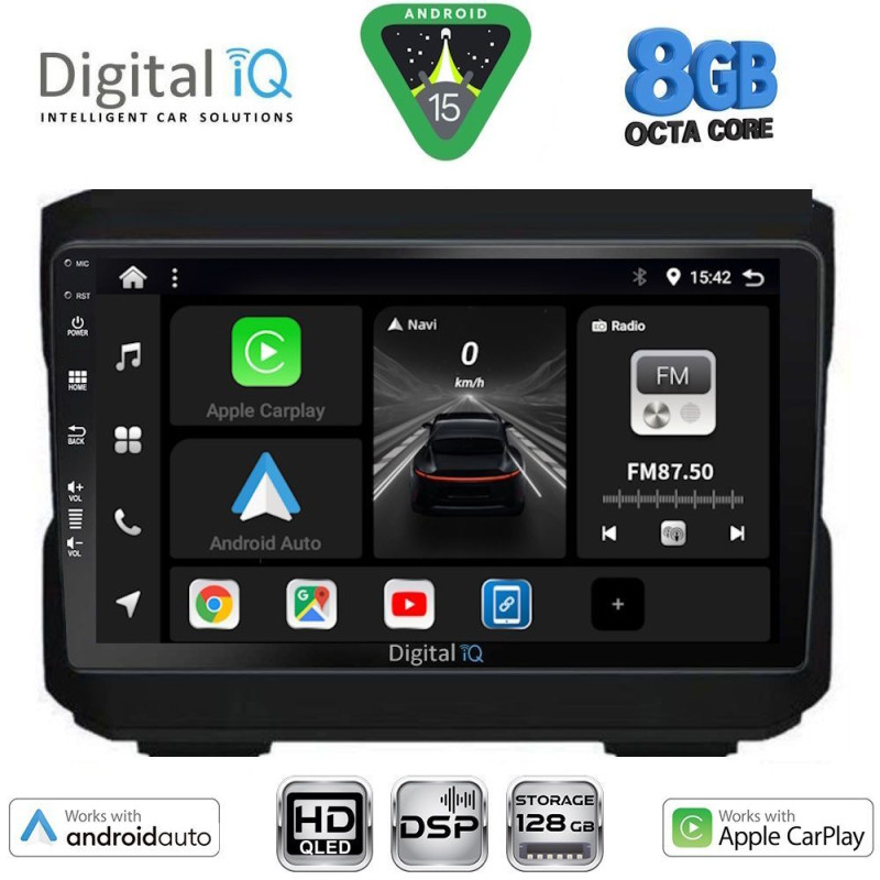 DIGITAL IQ BXF 7272_CPAA (10inc) MULTIMEDIA TABLET for JEEP mod. 2007-2014 - DODGE mod. 2007-2014