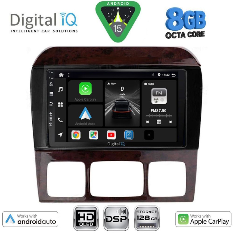 DIGITAL IQ BXF 7426_CPAA (9inc) MULTIMEDIA TABLET for MERCEDES S W220 mod. 1998-2005