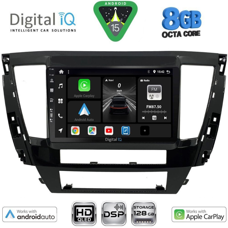 DIGITAL IQ BXF 7447S_CPAA (9inc) MULTIMEDIA TABLET for MITSUBISHI PAJERO SPORT mod. 2020-2026