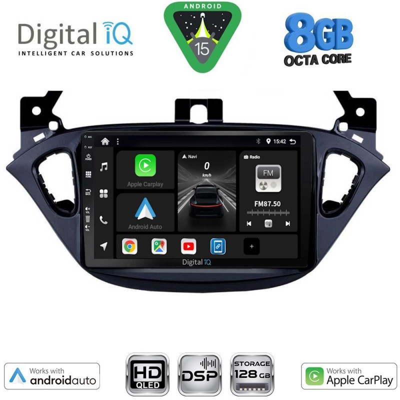 DIGITAL IQ BXF 7486_CPAA (9inc) MULTIMEDIA TABLET for OPEL ADAM - CORSA E mod. 2014-2019