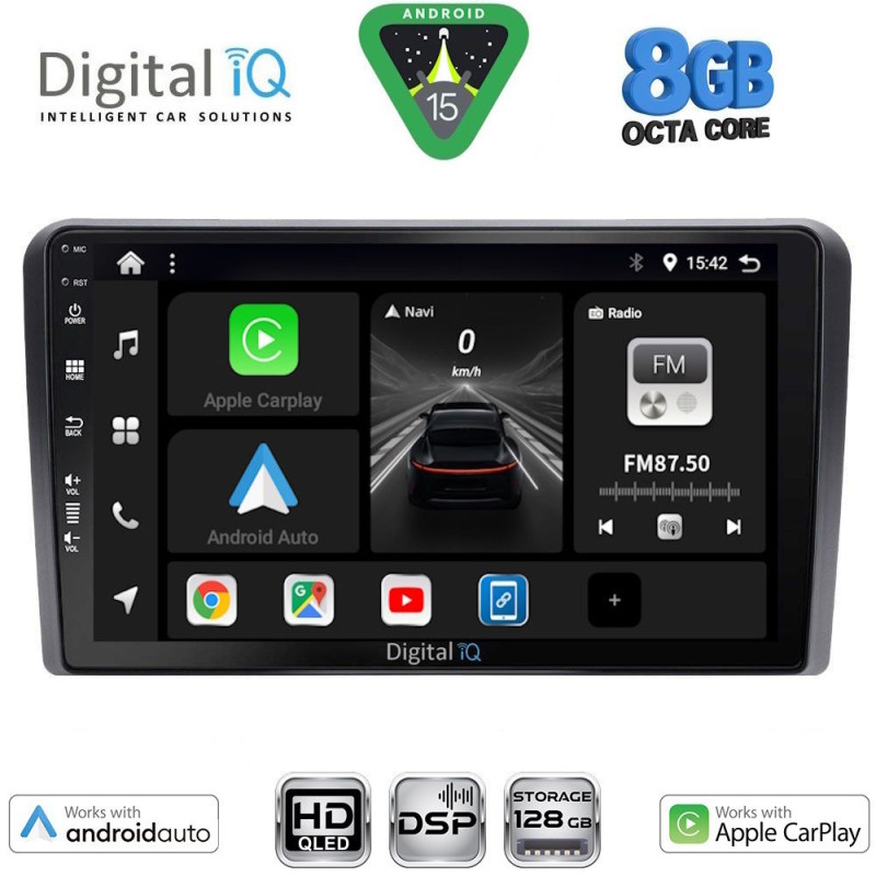 DIGITAL IQ BXF 7514_CPAA (9inc) MULTIMEDIA TABLET for PEUGEOT 308 mod. 2013-2021