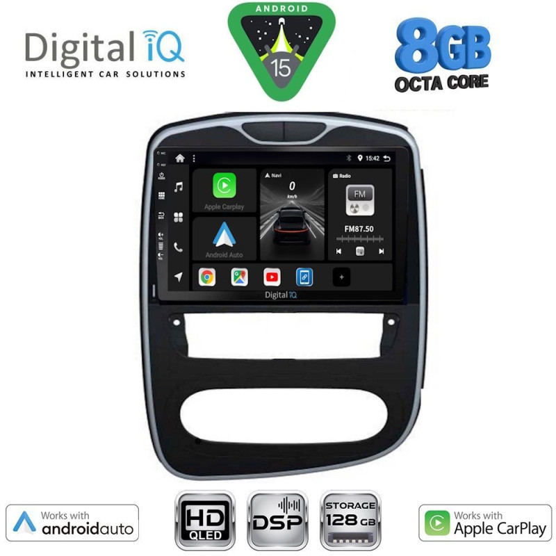 DIGITAL IQ BXF 7545_CPAA (10inc) MULTIMEDIA TABLET for RENAULT CLIO mod. 2016-2019