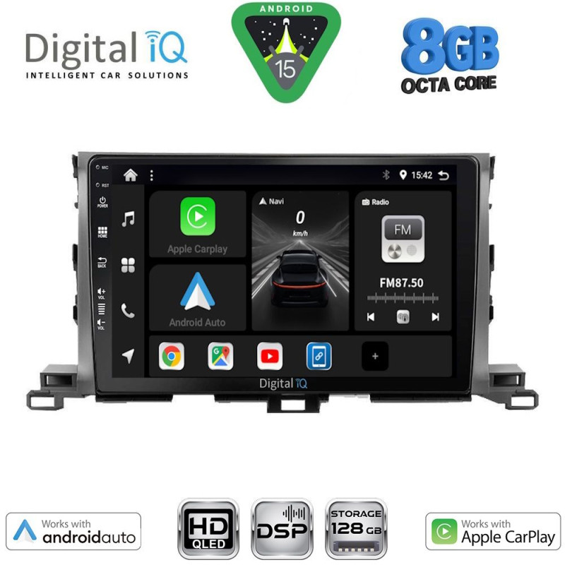 DIGITAL IQ BXF 7700_CPAA (10inc) MULTIMEDIA TABLET for TOYOTA HIGHLANDER mod. 2014-2019