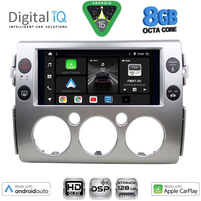 DIGITAL IQ BXF 7717_CPAA (9inc) MULTIMEDIA TABLET for TOYOTA FJ CRUISER mod. 2007-2013
