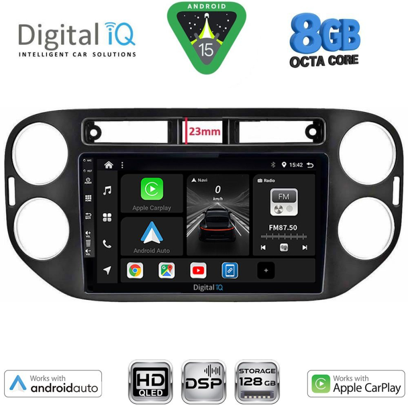 DIGITAL IQ BXF 7760BL_CPAA (9inc) MULTIMEDIA TABLET for VW TIGUAN mod. 2011-2016 (BLACK) DIGITAL IQ BXF 7760BL_CPAA (9inc) MULTIMEDIA TABLET for VW TIGUAN mod. 2011-2016 (BLACK)