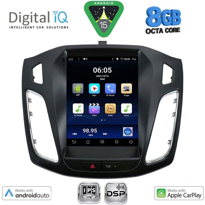 DIGITAL IQ BXF 7855_CPAA TESLA STYLE for FORD FOCUS mod. 2011-2017