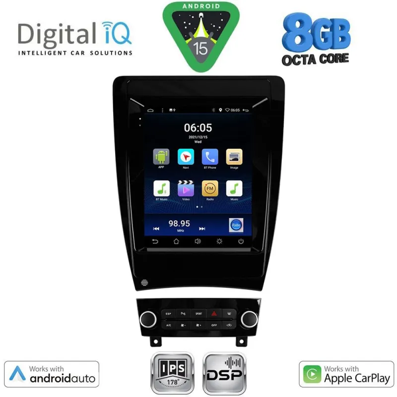 DIGITAL IQ BXF 7903_CPAA TESLA STYLE for AUDI A3 mod. 2003-2012