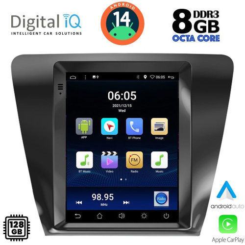 DIGITAL IQ BXF 7917_CPAA TESLA STYLE for SKODA OCTAVIA 7 mod. 2013-2020