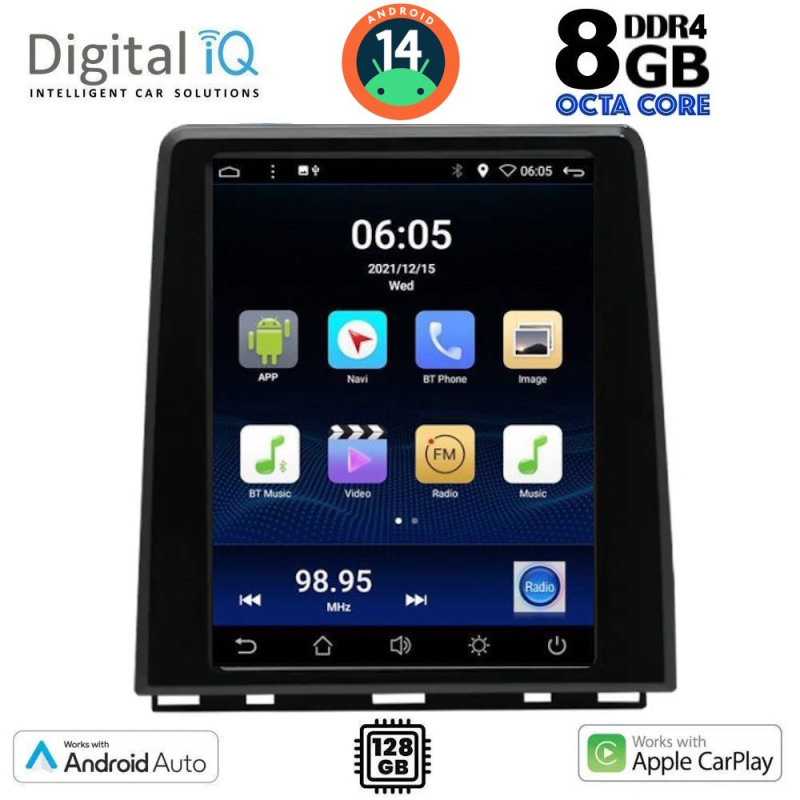 DIGITAL IQ BXF 7947_CPAA (LOW VERSION) TESLA STYLE for RENAULT CLIO - CAPTUR mod. 2019> DIGITAL IQ BXF 7947_CPAA (LOW VERSION) TESLA STYLE for RENAULT CLIO - CAPTUR mod. 2019>