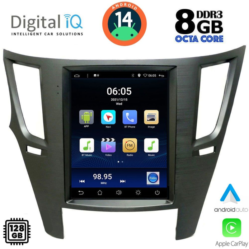 DIGITAL IQ BXF 7962_CPAA TESLA STYLE for SUBARU LEGACY – OUTBACK mod. 2009>
