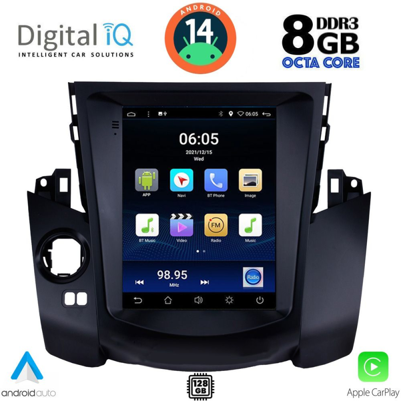 DIGITAL IQ BXF 7969_CPAA TESLA STYLE for TOYOTA RAV 4 mod. 2006-2012 DIGITAL IQ BXF 7969_CPAA TESLA STYLE for TOYOTA RAV 4 mod. 2006-2012