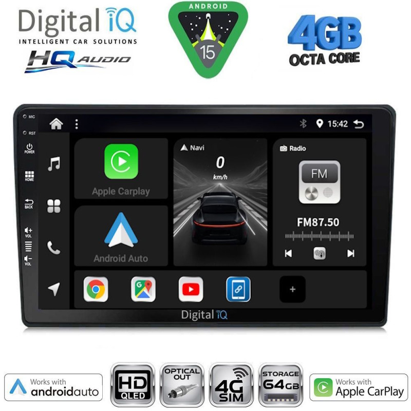 DIGITAL IQ BXK 19004_CPAA (9inc) MULTIMEDIA TABLET for AUDI A4 mod. 2002-2008