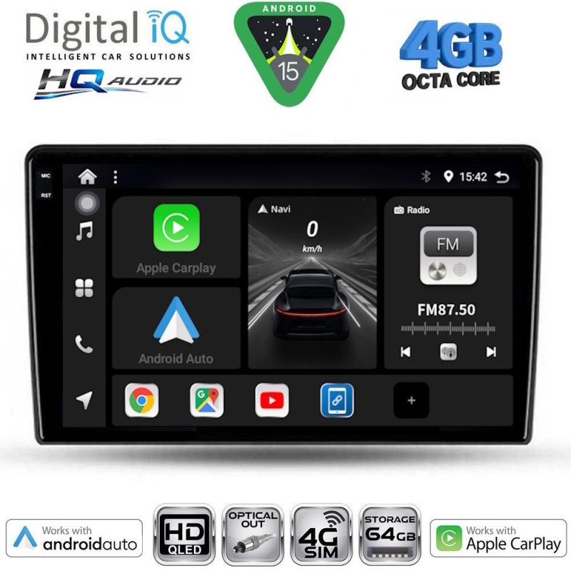 DIGITAL IQ BXK 19026_CPAA (9inc) MULTIMEDIA TABLET for ALFA ROMEO GIULIETTA mod 2014-2020