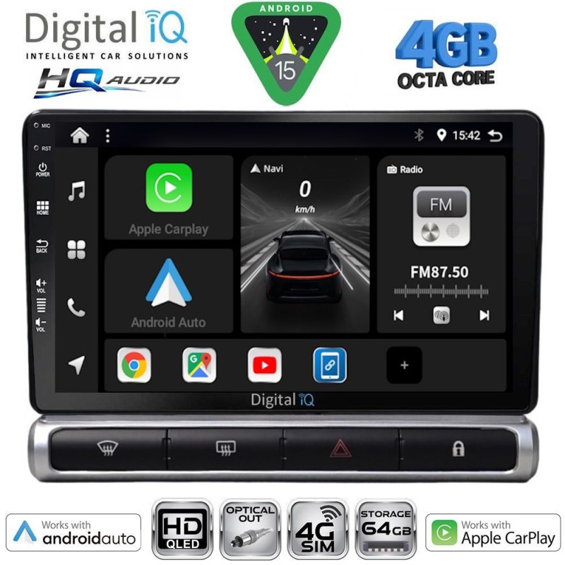 DIGITAL IQ BXK 19093H_CPAA (9inc) MULTIMEDIA TABLET for CITROEN C3 - DS3 mod. 2016-2024 High Version