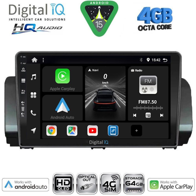 DIGITAL IQ BXK 19109_CPAA (9inc) MULTIMEDIA TABLET for DACIA LOGAN - SANDERO - JOGGER mod. 2020-2026