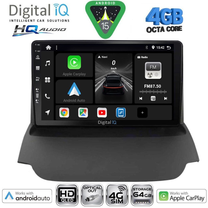 DIGITAL IQ BXK 19150_CPAA (9inc) MULTIMEDIA TABLET for FORD ECOSPORT mod. 2012-2018