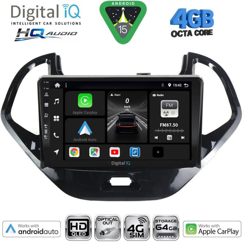 DIGITAL IQ BXK 19167SH_CPAA (9inc) MULTIMEDIA TABLET for FORD KA mod. 2017-2024